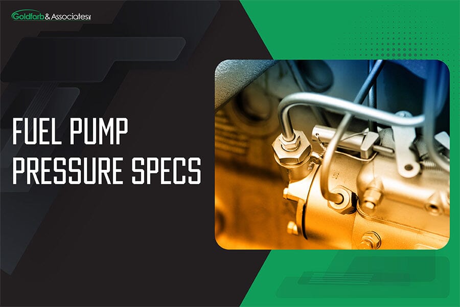 Fuel Pump Pressure Specs