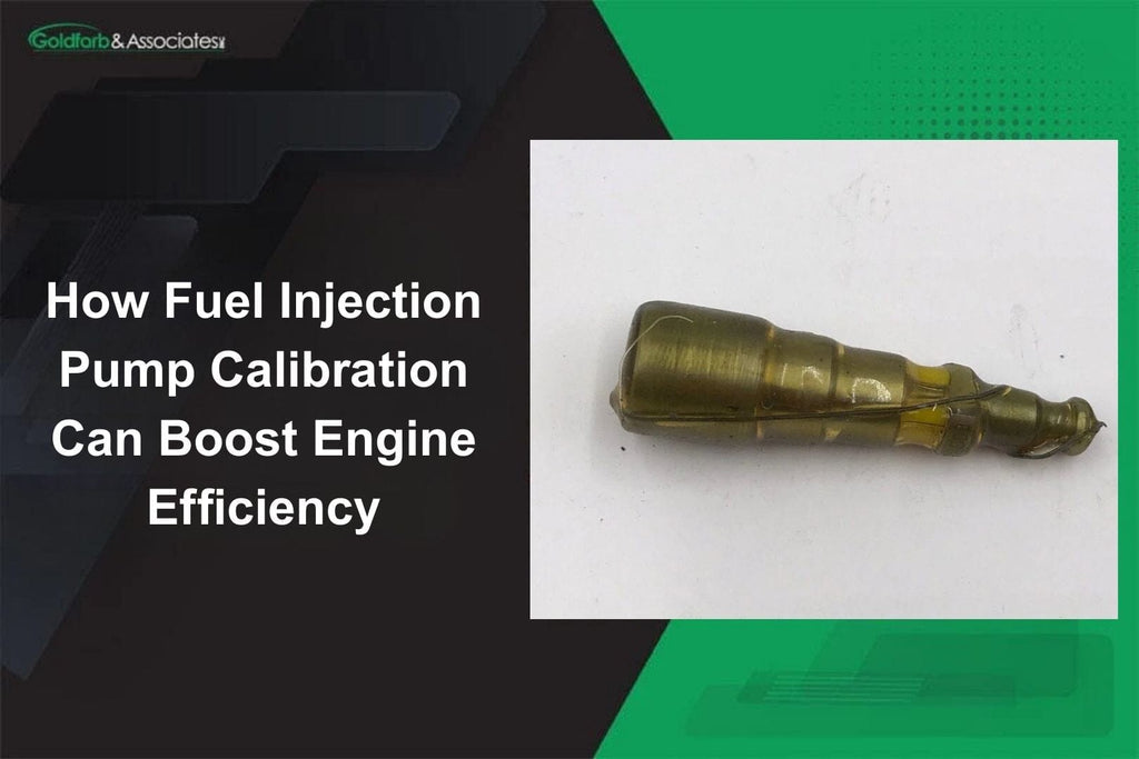Engine Performance Calibration How Fuel Injection Pump Calibration Can Boost Engine Efficiency