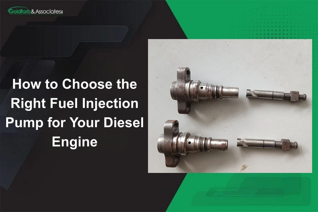 How to Choose the Right Fuel Injection Pump for Your Diesel Engine