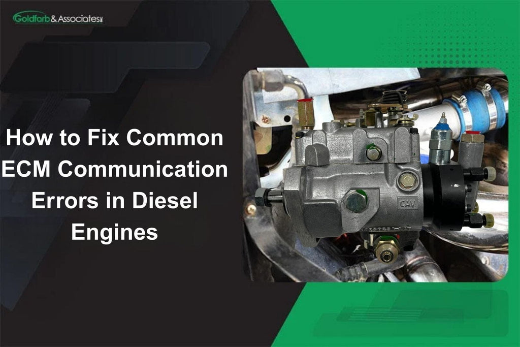 How to Fix Common ECM Communication Errors in Diesel Engines