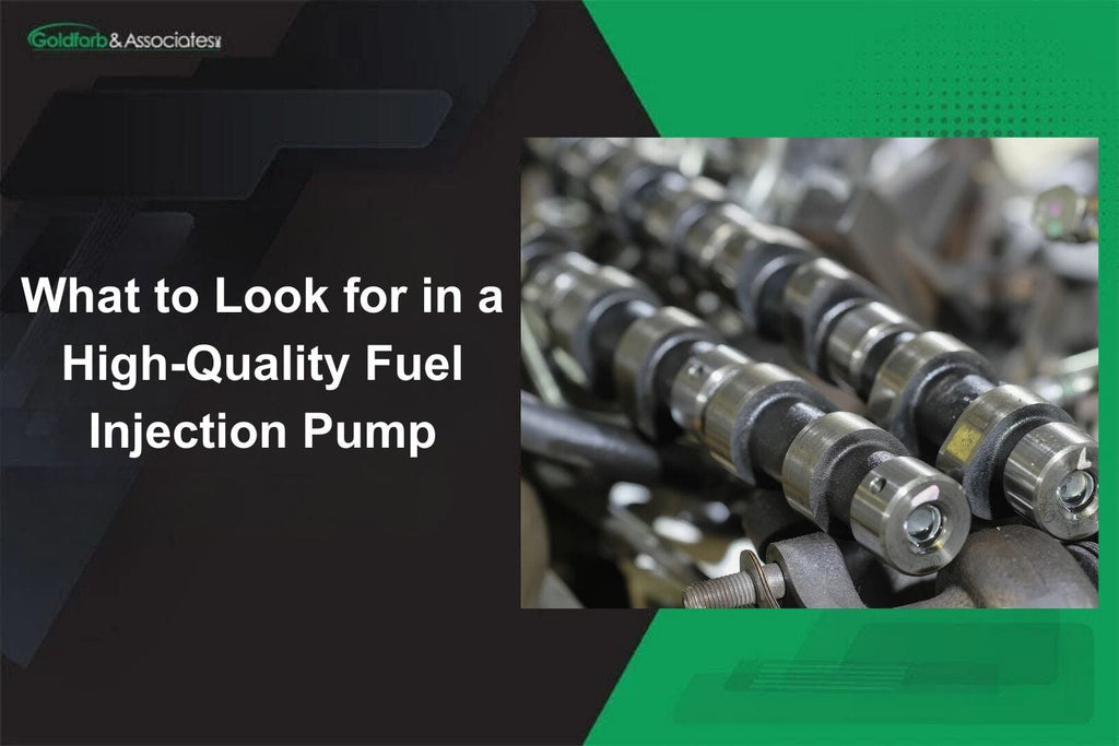 What to Look for in a High-Quality Fuel Injection Pump