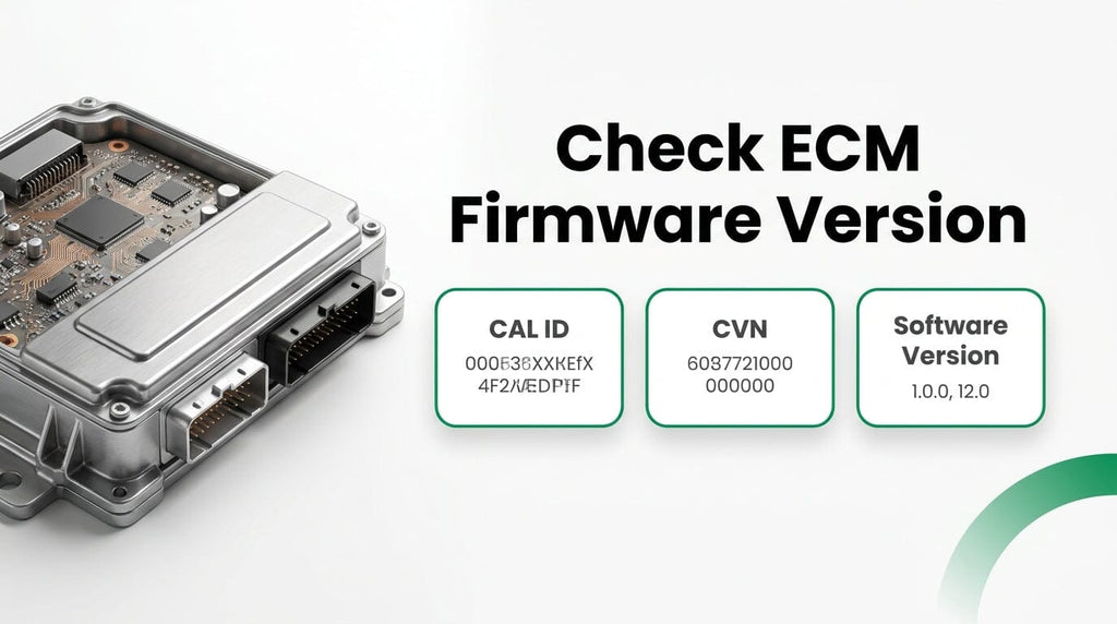 How to Check Engine Control Module Firmware Version?