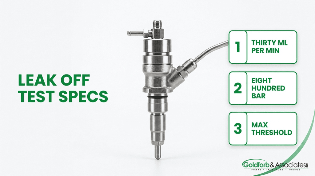 Common Rail Injector Leak-Off Test Specs (2026 Guide)