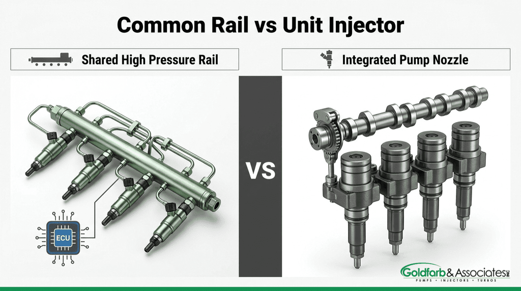 Common Rail vs Unit Injector Diesel Pump | Comparison