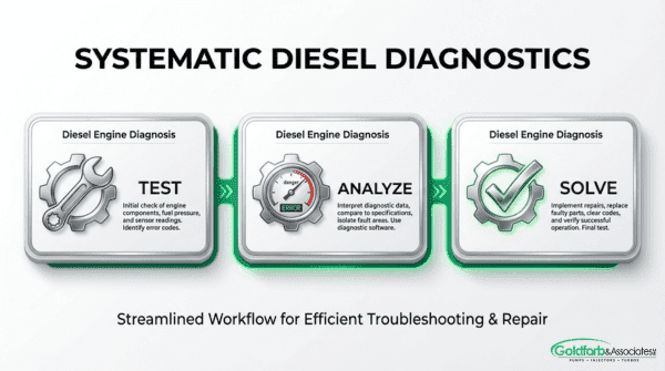 What Is a Diagnostic Flowchart for Low Power in Diesel Engines?
