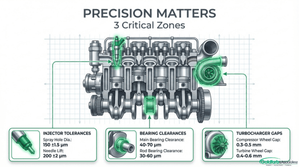 Why Does Micro-Level Precision in Diesel Engine Tolerances Matter?