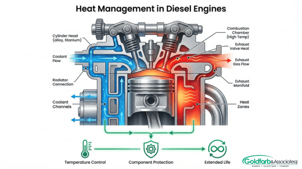 How Does Heat Management Affect Piston and Valve Life?