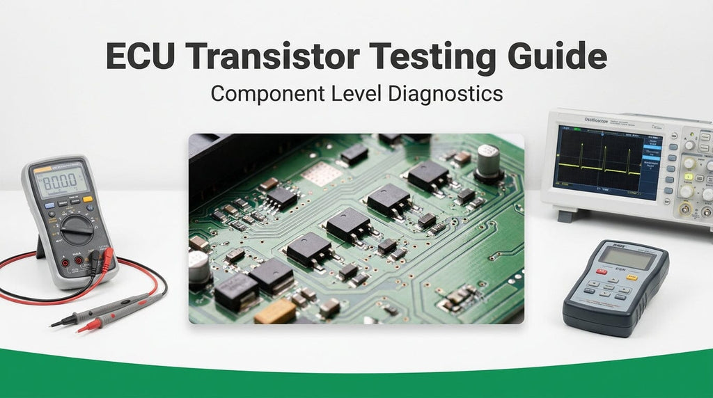 How to Test Transistors on an ECU Circuit Board?