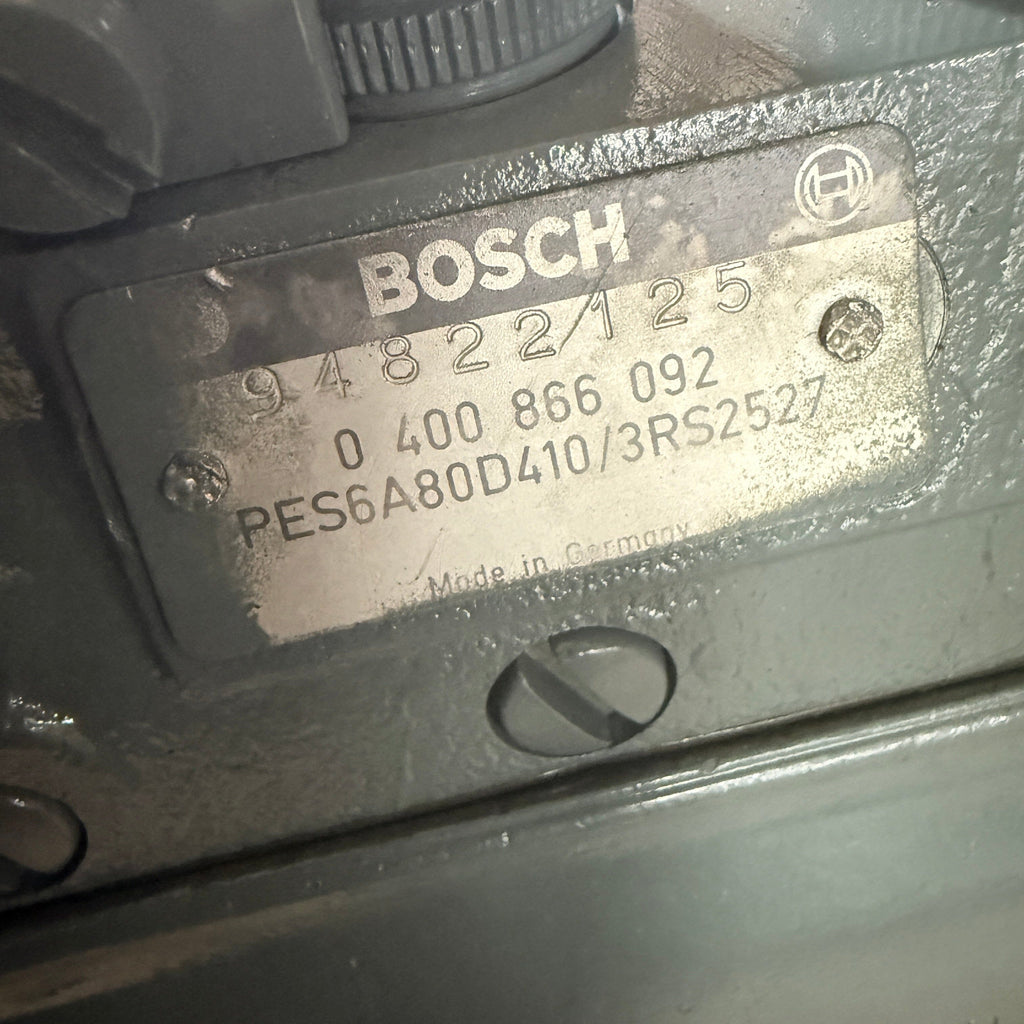 0-400-866-092R (0400866092) Rebuilt Bosch A Fuel Injection Pump fits Deutz F6L912 5.7L Engine