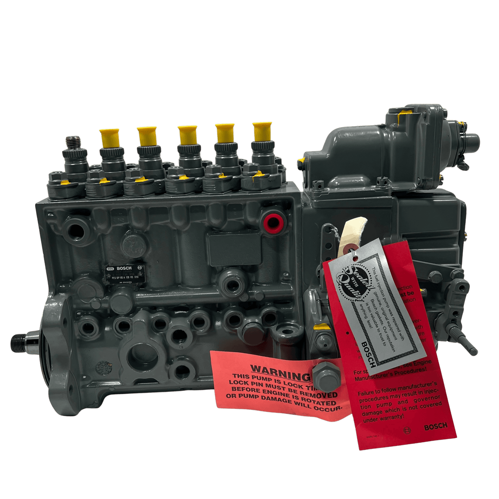0-402-736-806R (3913440) Rebuilt Bosch P7100 Injection Pump fits Cummins 5.9L 6BTA Engine - Goldfarb & Associates Inc