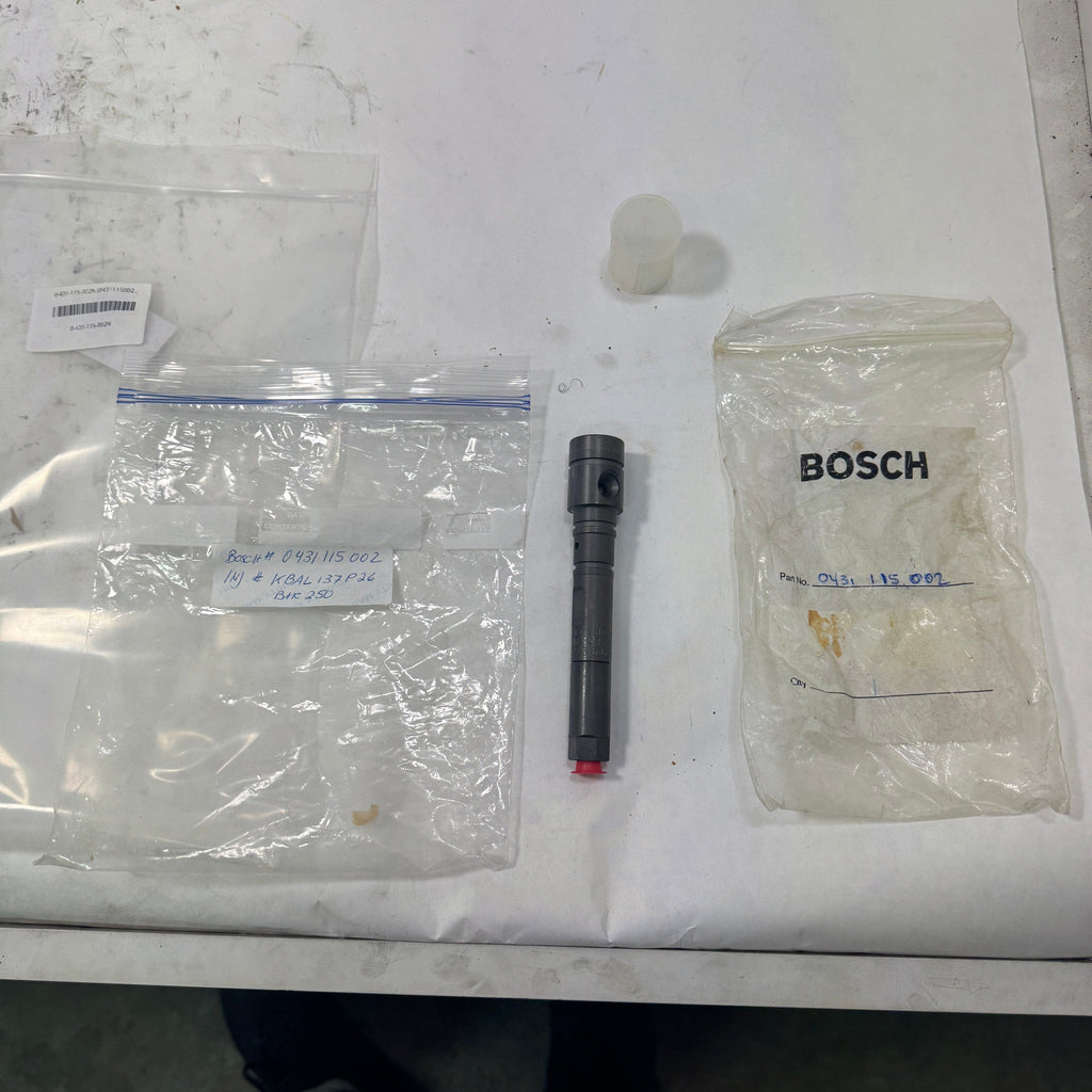 0-431-115-002N (0431115002; KBAL137P26; 114GC322 ) New Bosch Mechanical Fuel Injector Holder Fits Mack Diesel Engine - Goldfarb & Associates Inc