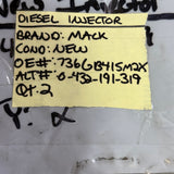 0-432-191-319N (736GB415M2; 5010284955) New Bosch Fuel Injector Fits Mack Diesel Truck Engine - Goldfarb & Associates Inc