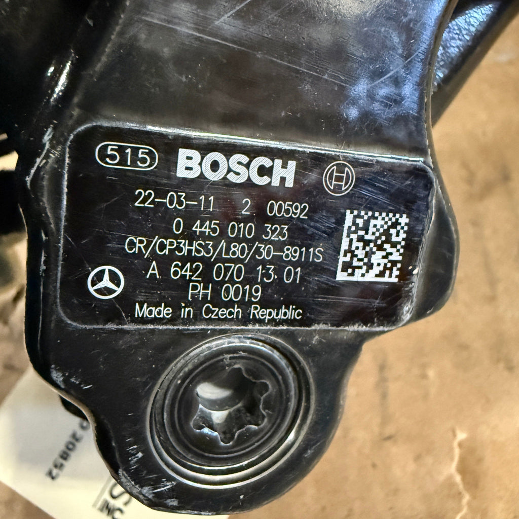 0-445-010-323R (A6420701301) Rebuilt Bosch CP3 Injection Pump fits Mercedes OM642 Engine - Goldfarb & Associates Inc