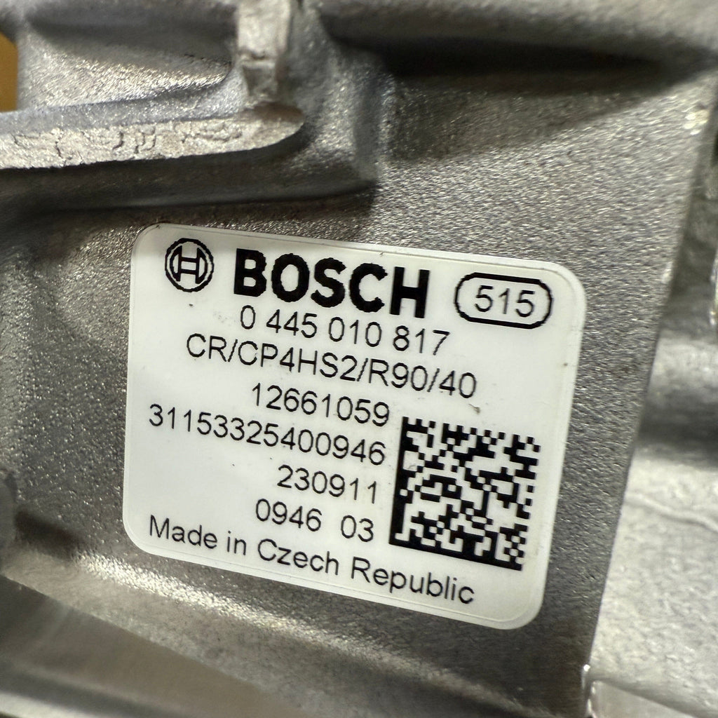 0-445-010-817N (12645102) New Bosch LML CP4 Injection Pump fits GMC Duramax 0 986 437 421 Engine - Goldfarb & Associates Inc