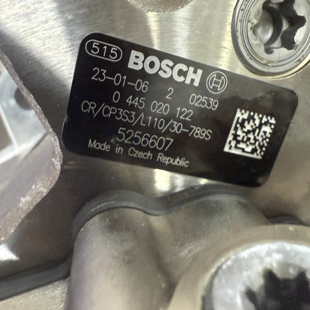 0-445-020-122DR (0-986-437-310 ; 6754711012 ; 4941066 ; LDFA0431 ; 0-445-020-043) New Bosch Common Rail Injection Pump fits Komatsu SAA4D107; SAA6D107; DFM02-03 engine - Goldfarb & Associates Inc