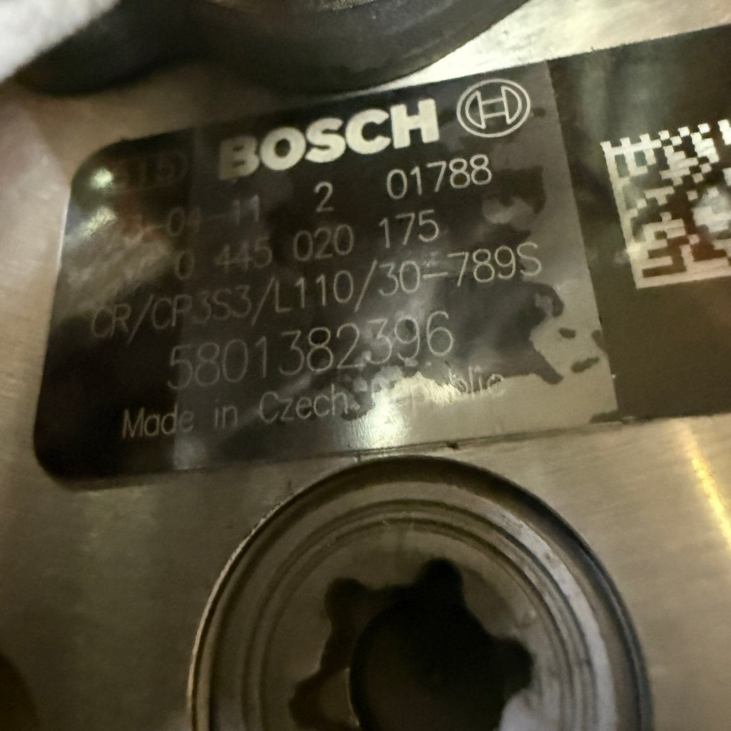 0-445-020-175DR (0-445-020-007 ; 0-986-437-341 ; 0-445-020-066 ; 0-986-437-357) New Bosch Common Rail Injection Pump fits CASE DAF Ford Iveco Nefaz New Holland Paz Pavlovo VW engine - Goldfarb & Associates Inc