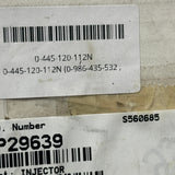 0-445-120-112N (0-986-435-532 ; 4940439; 87581565) New Bosch Common Rail Fuel Injector fits Cummins Case Engine - Goldfarb & Associates Inc