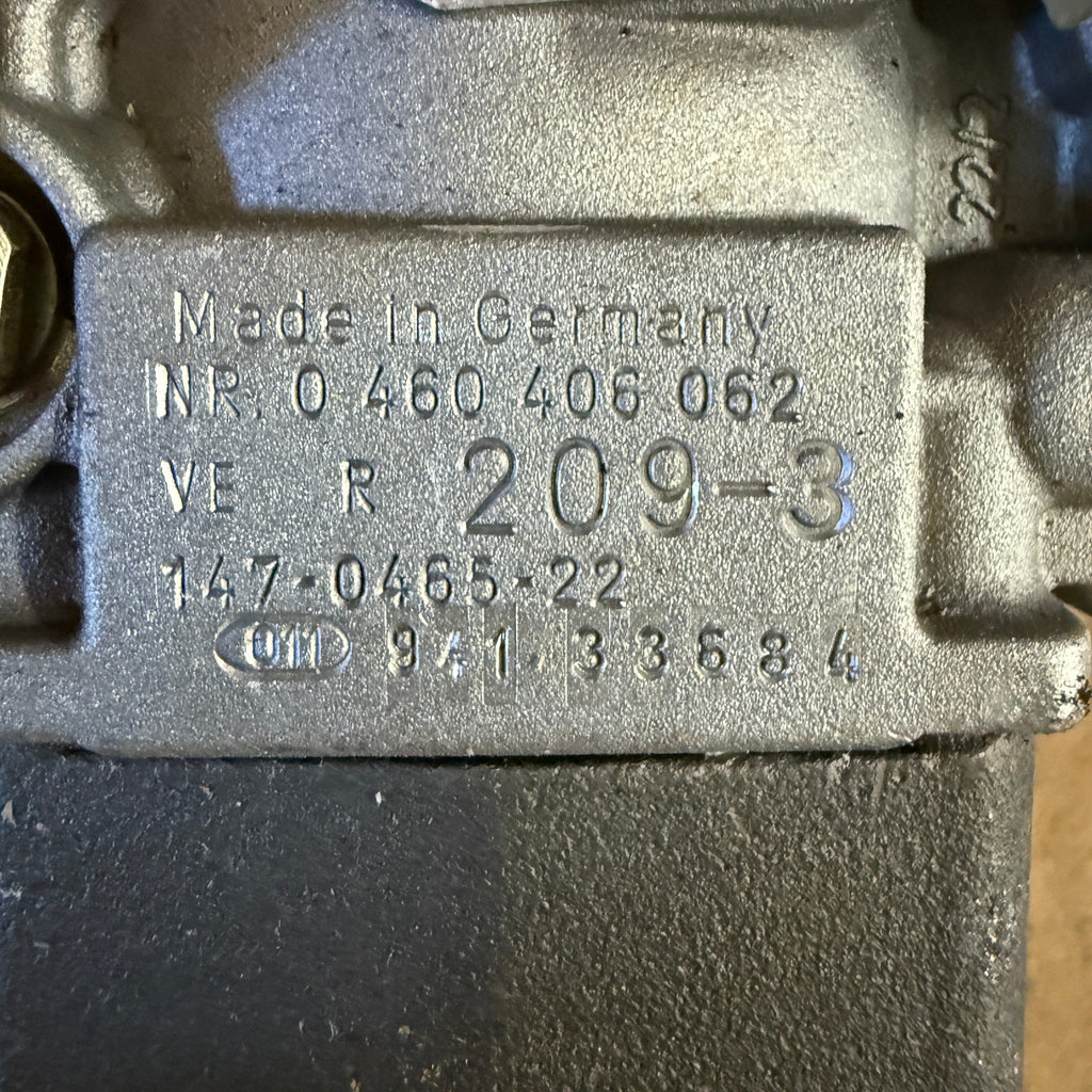 0-460-406-062R (147-0465-22) Rebuilt Bosch VE Fuel Injection Pump fits Onan 6-Cylinder Diesel Engine