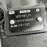 0-460-416-046R (4807435) Rebuilt Bosch VE6 Injection Pump Fits Fiat Allis Diesel Engine - Goldfarb & Associates Inc