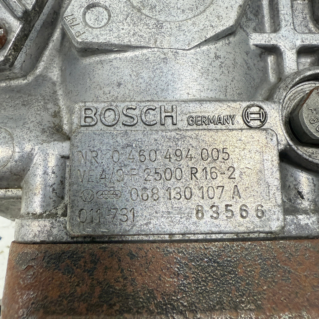 0-460-494-005 (068130107A) Rebuilt Bosch VE Injection Pump Fits VW Audi Diesel Engine - Goldfarb & Associates Inc