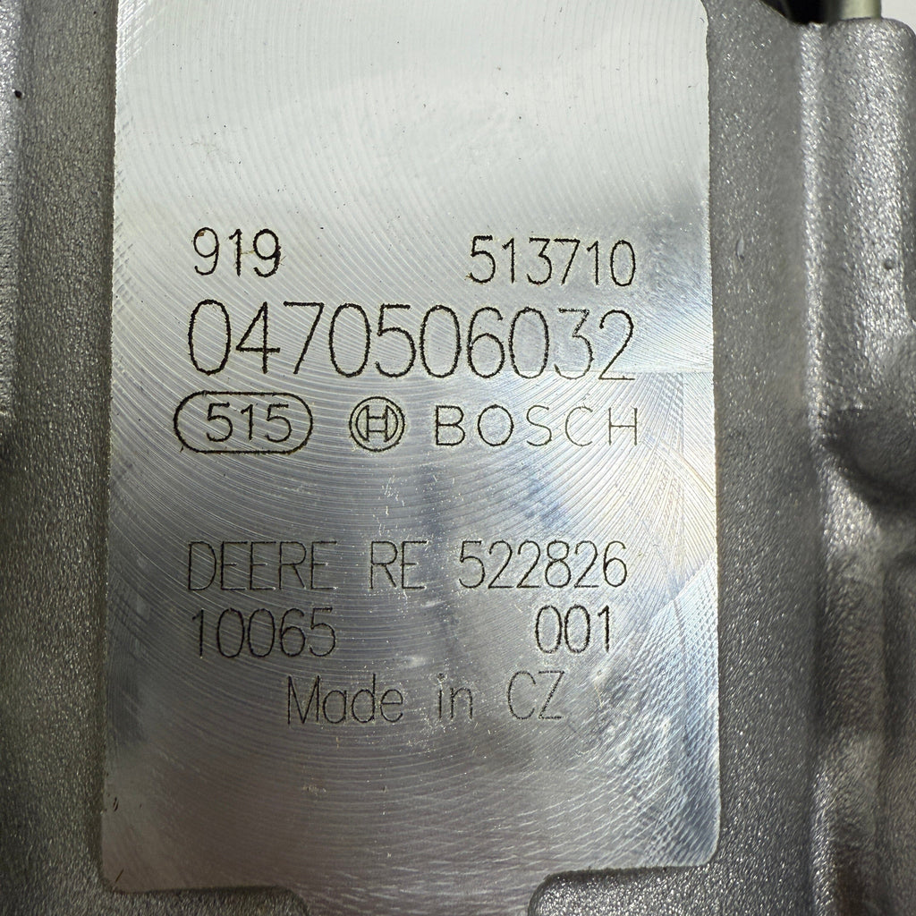 0-470-506-032N (RE522826/RE506681) New VP44 Injection Pump fits John Deere Engine - Goldfarb & Associates Inc