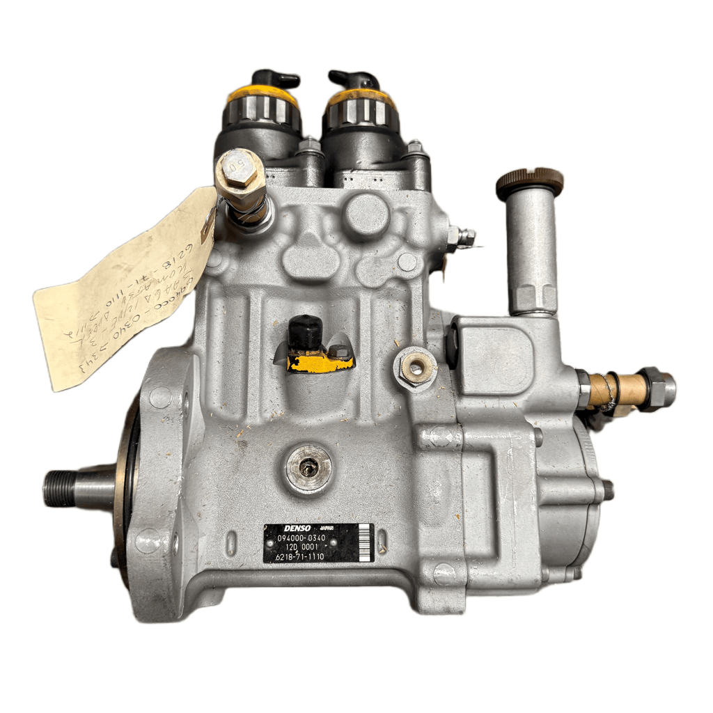094000-0342R (6218-71-1111 ; 094000-0340) Rebuilt Denso D275A-5 Fuel Injection Pump fits Komatsu Engine - Goldfarb & Associates Inc