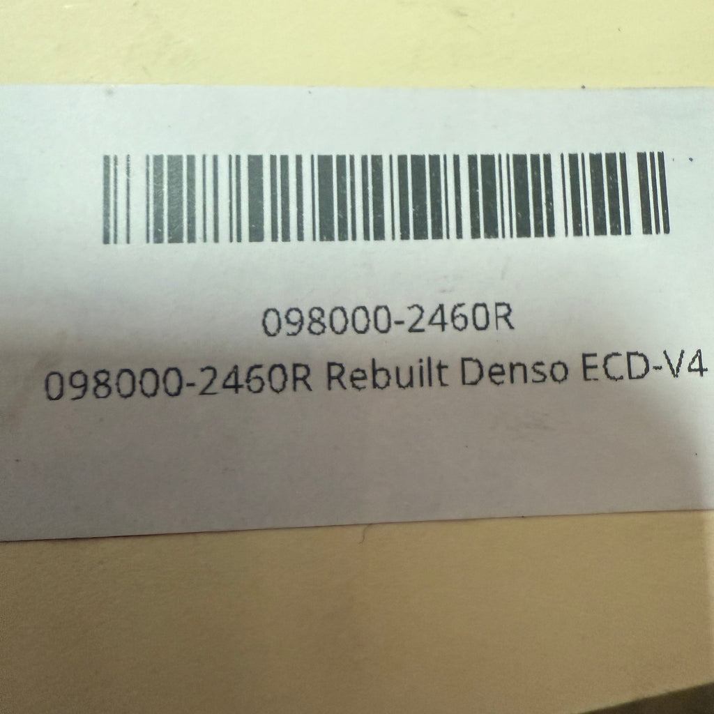 098000-2460R (0980002460) Rebuilt Denso ECD-V4 Fuel Injection Pump fits Mitsubishi Fuso 4M50T Engine