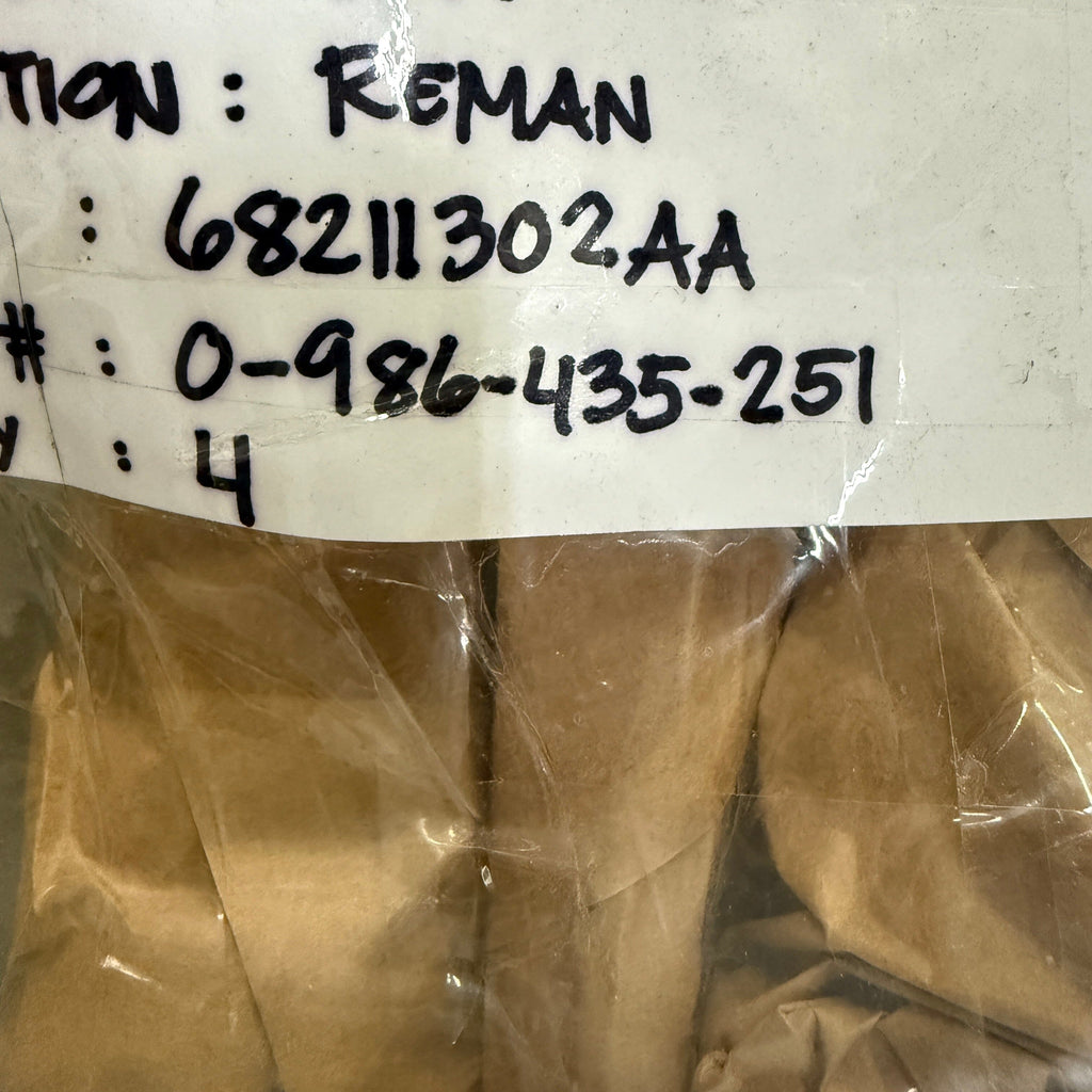 0-986-435-251R (0-445-110-522, 68211302AA) Rebuilt Bosch Common Rail Fuel Injector fits Dodge EcoDiesel 3.0L Engine - Goldfarb & Associates Inc