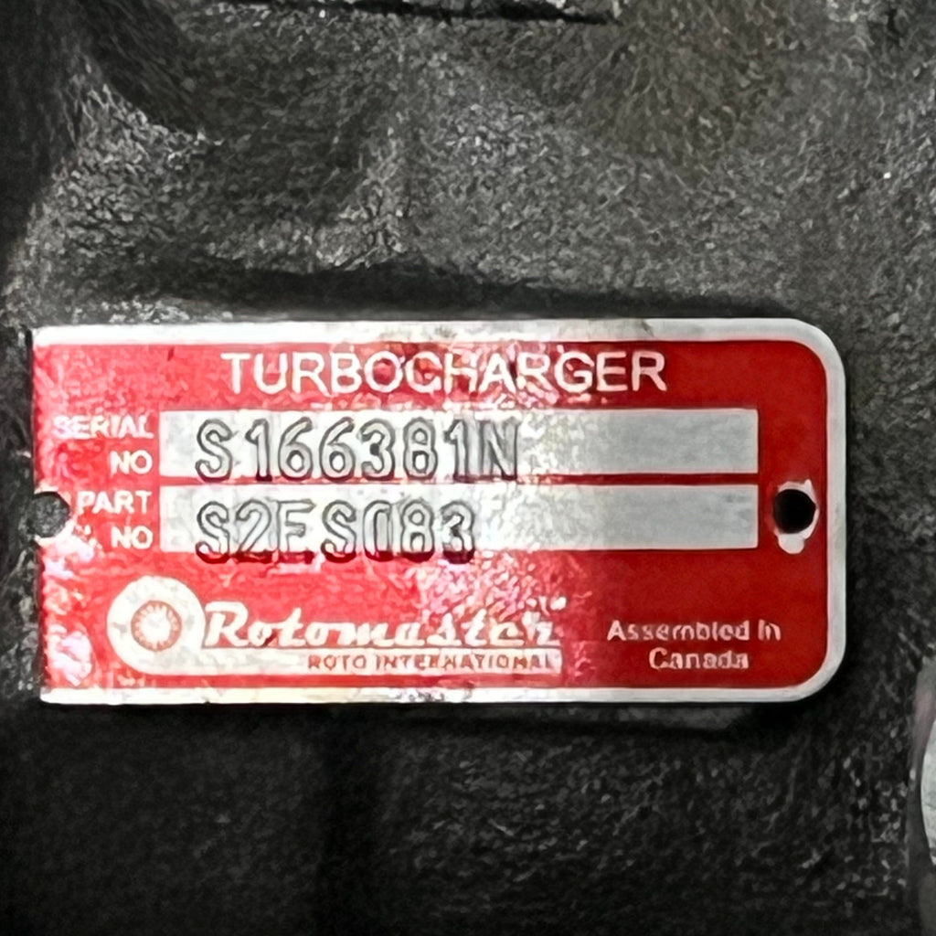 100-5865R (0R6599 ,1274-998-0082) Rebuilt Borg Warner S2ES Turbocharger fits CAT 950F Engine - Goldfarb & Associates Inc