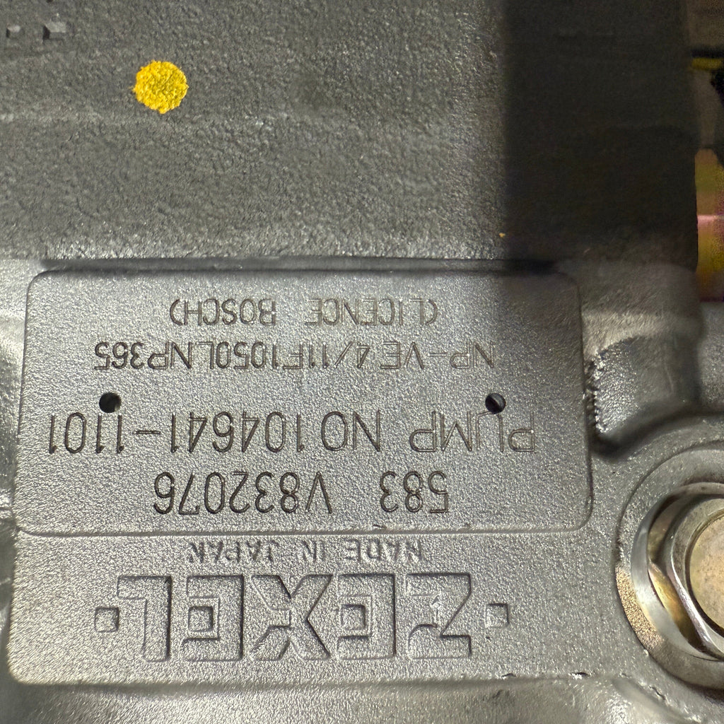 104741-1181N (9-460-610-324) New Zexel 4 CYL Fuel Injection Pump fits Isuzu Engine - Goldfarb & Associates Inc