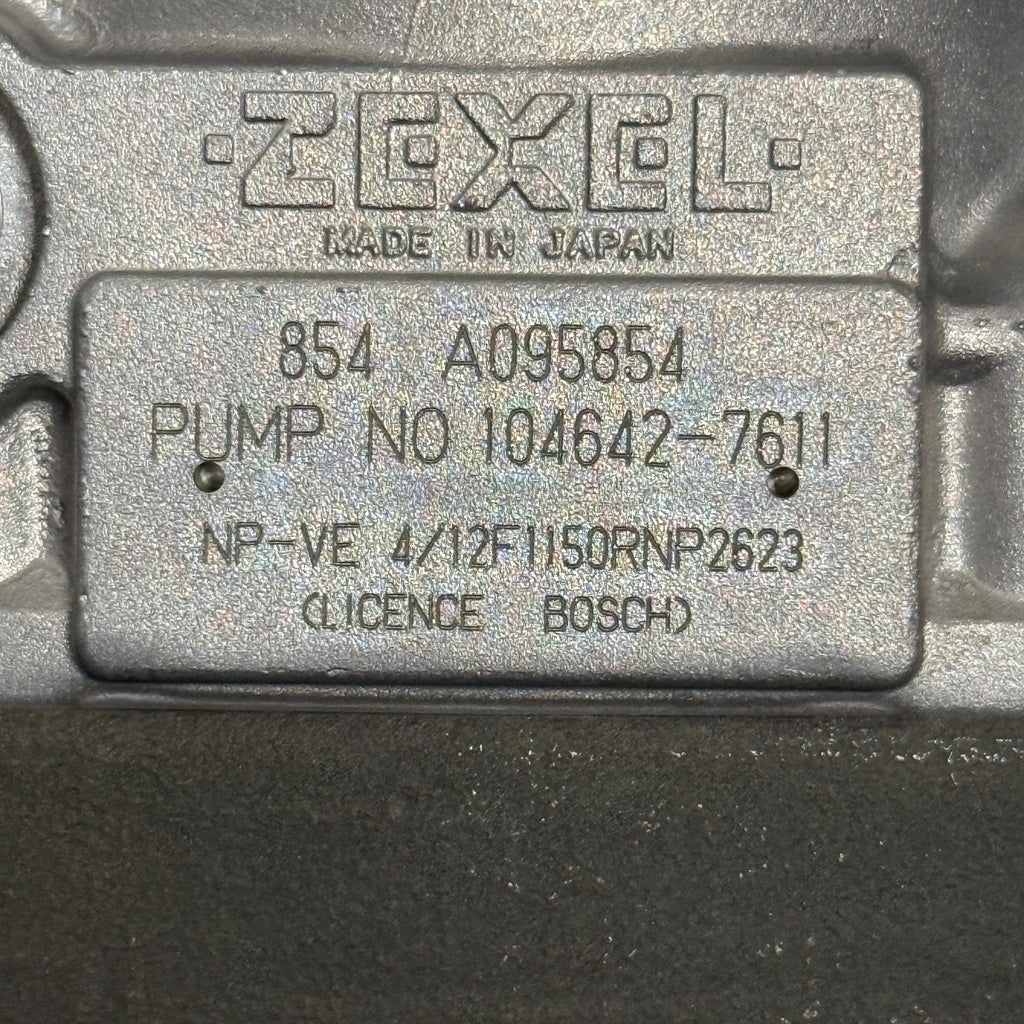 104742-7612N (104642-7611; 12991951501) New Zexel Fuel Injection Pump Fits Yanmar 4TNE98 Diesel Engine