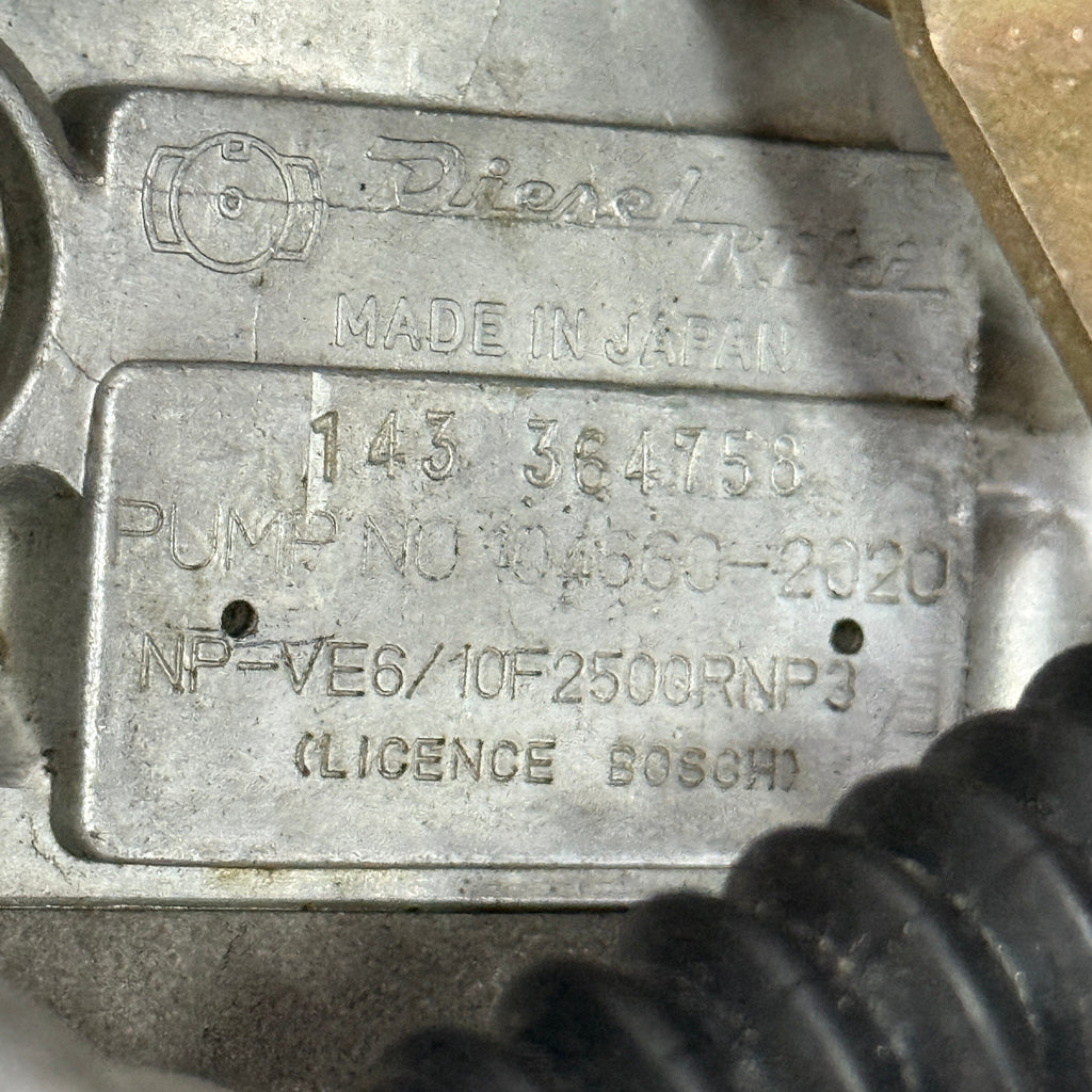 104760-2030N (16700W2500) New Zexel VE Injection Pump fits Nissan Engine - Goldfarb & Associates Inc