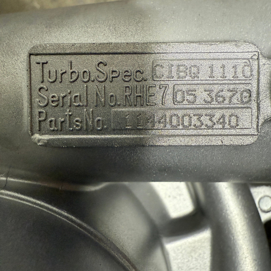 1144003340R (CIBQ; VB730022) Rebuilt IHI Hitachi RHE7-1237B Turbocharger fits 6DS1T Engine - Goldfarb & Associates Inc