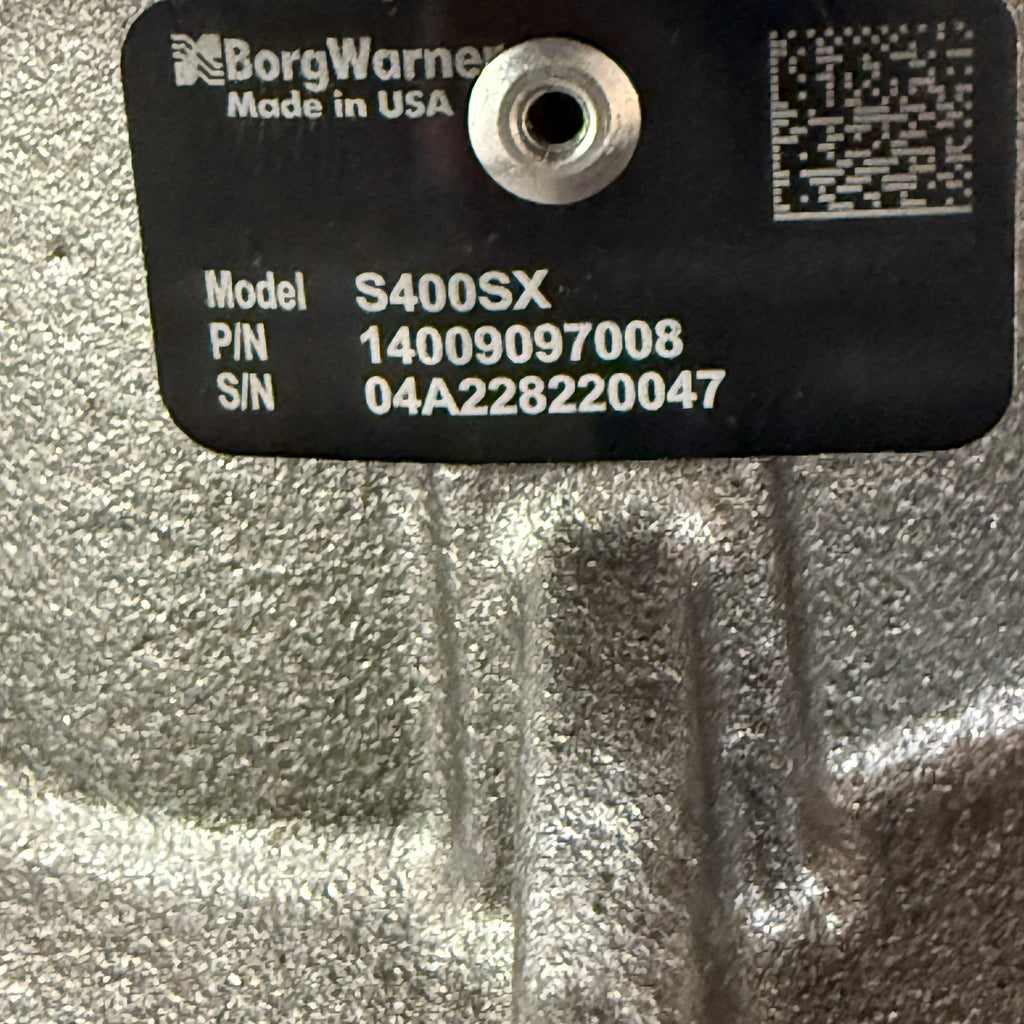 14009097008N New Borg Warner S400SX SX-E 88mm 10 Blade FMW Turbocharger Super Core - Goldfarb & Associates Inc