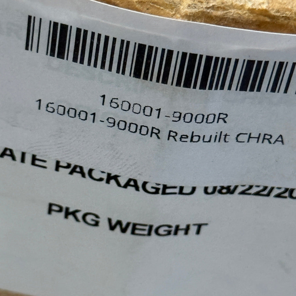 160001-9000R Rebuilt Turbocharger CHRA fits Diesel Engine - Goldfarb & Associates Inc
