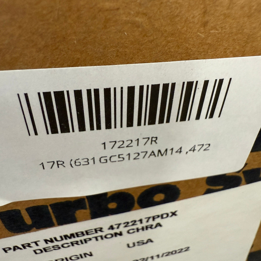 172217R (631GC5127AM14 ,472217) Rebuilt Borg Warner S300 CHRA fits E7-350 Engine - Goldfarb & Associates Inc