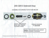 18212N (AT28951; 18135; CB12) New CB/CD 12 Volt Pump Shutoff Solenoid Fits Stanadyne Roosa Master CBC and CDC Fuel Injection Pumps - Goldfarb & Associates Inc