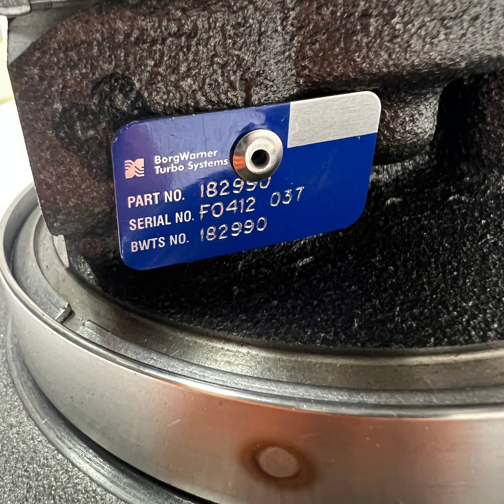 182990R (159776, 181232, 184208, 184207) Rebuilt Borg Warner 3LDA Turbocharger fits Ford New Holland Engine - Goldfarb & Associates Inc