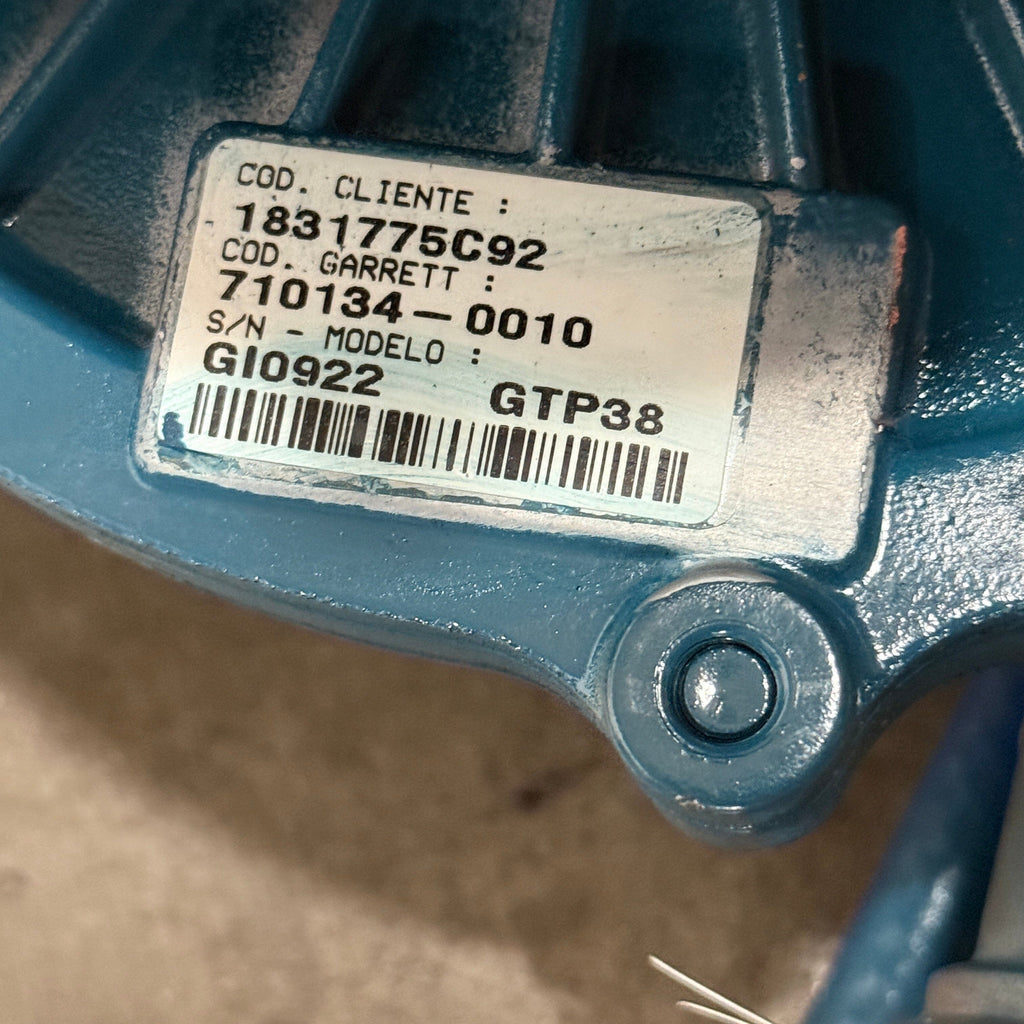 1831775C92R (710134-0008) Rebuilt Garrett GTP38 Turbocharger Fits Navistar Engine - Goldfarb & Associates Inc