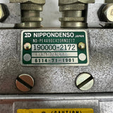 190000-2172N (6114-71-1901; 10D0001; ND-PE4A90C420RND217) New NipponDenso 4 Cylinder Injection Pump Fits Komatsu 4D130-1F Diesel Engine - Goldfarb & Associates Inc