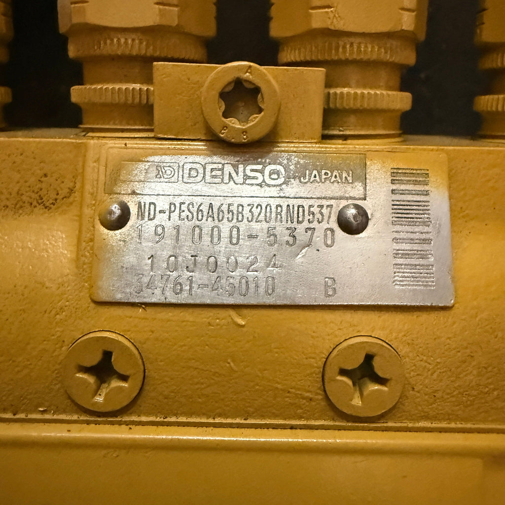191000-5370R (1910005370) Rebuilt Denso Injection Pump fits Caterpillar 3066 Engine