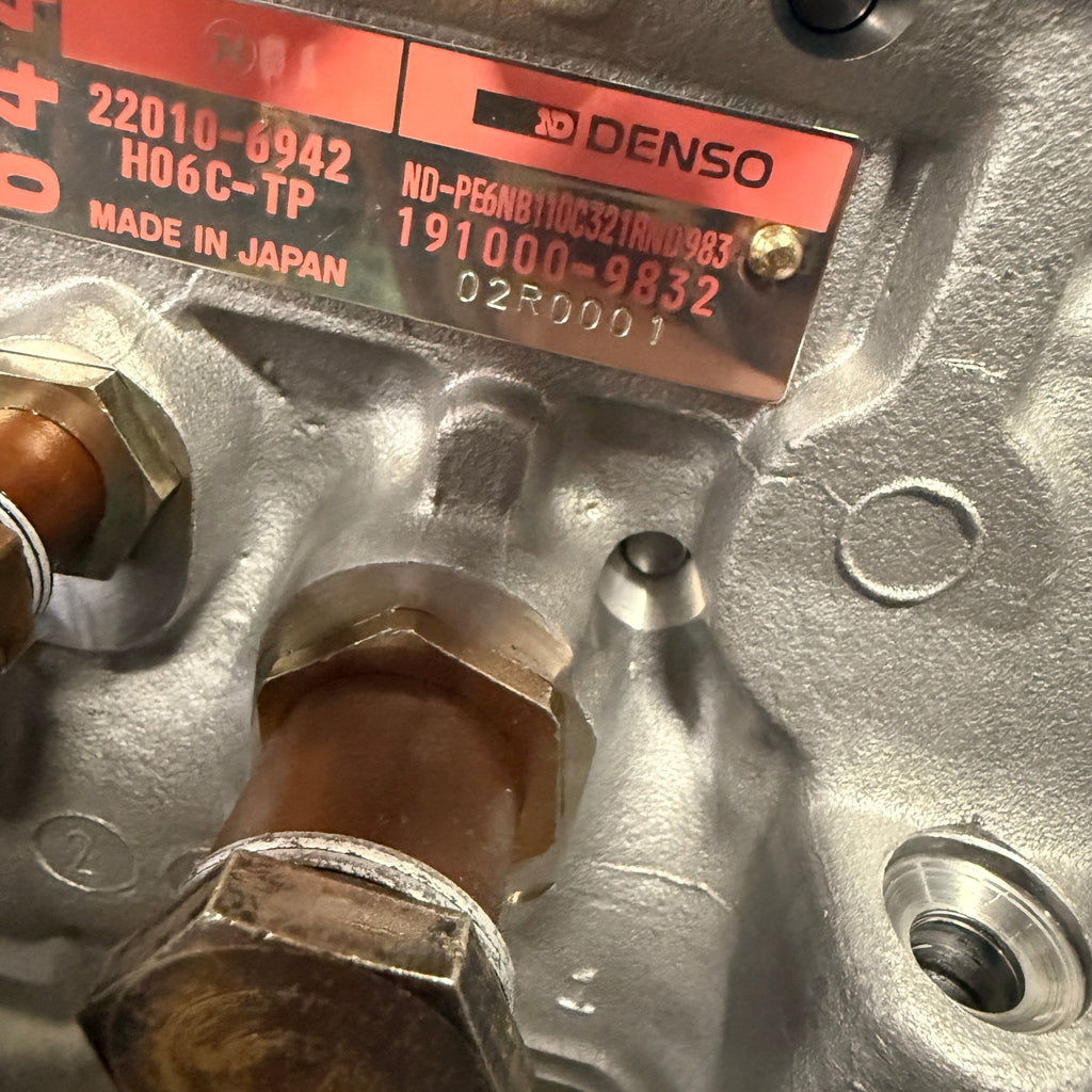 191000-9832N New Denso Injection Pump fits Hino Truck HO6CTP Engine - Goldfarb & Associates Inc