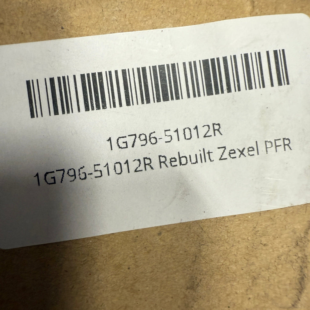 1G796-51012R Rebuilt Zexel PFR Injection Pump Fits Kubota Engine - Goldfarb & Associates Inc