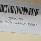 2674A827R (768524-0025) Rebuilt Garrett GT2556S Turbocharger Fits Perkins Engine - Goldfarb & Associates Inc