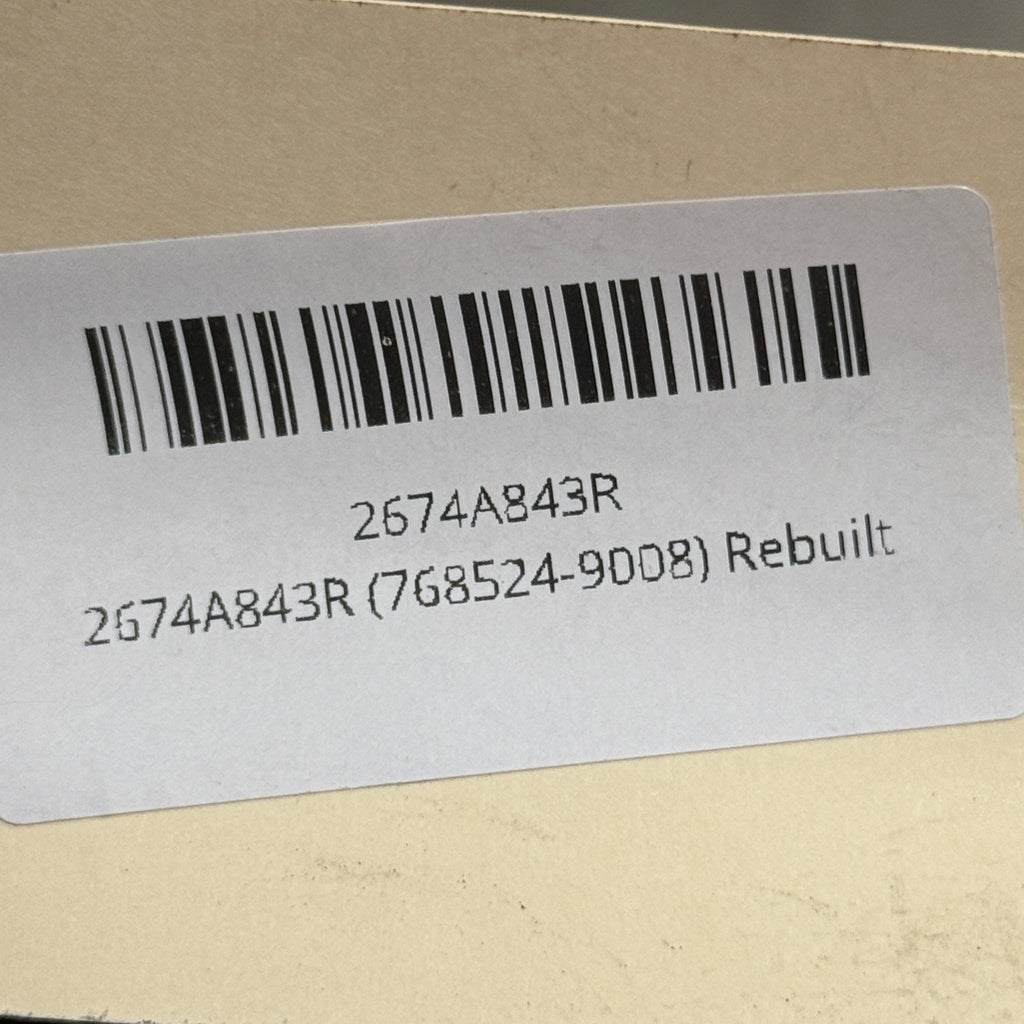 2674A843R (768524-9008) Rebuilt Garrett GT2556S Turbocharger Fits Perkins Engine - Goldfarb & Associates Inc