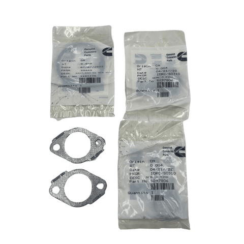 3104230N (5297806, 4932615 ) New Cummins EGR Cooler 5 pcs Gasket Kit fits 6700103, 4908175 ,5343328 EGR - Goldfarb & Associates Inc