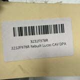 3232F978R (3233F390; C9NN9A543C; D0NN9A543K) Rebuilt Lucas CAV DPA Injection Pump Fits Diesel Engine - Goldfarb & Associates Inc