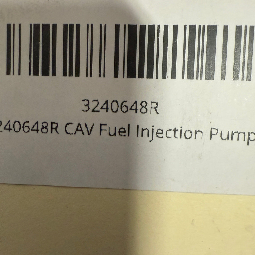 3240648R (26430536 ; 37332) Rebuilt CAV DPA Fuel Injection Pump fits Perkins 4.107 Engine - Goldfarb & Associates Inc