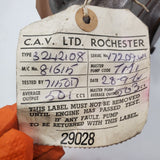 3242108N New CAV Injection Pump fits Massey Fergusson Engine - Goldfarb & Associates Inc