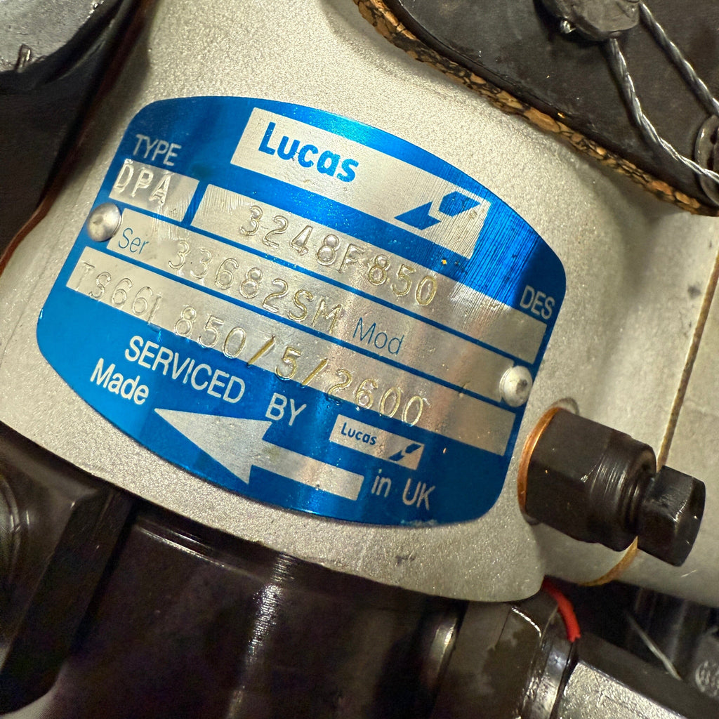 3248F850R (74040054) Rebuilt Lucas CAV Delphi DPA Injection Pump Fits Perkins Diesel Engine - Goldfarb & Associates Inc